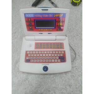 Vintage VTech Talking Whiz Kid Laptop Educational Toy Computer 1990s - Tested